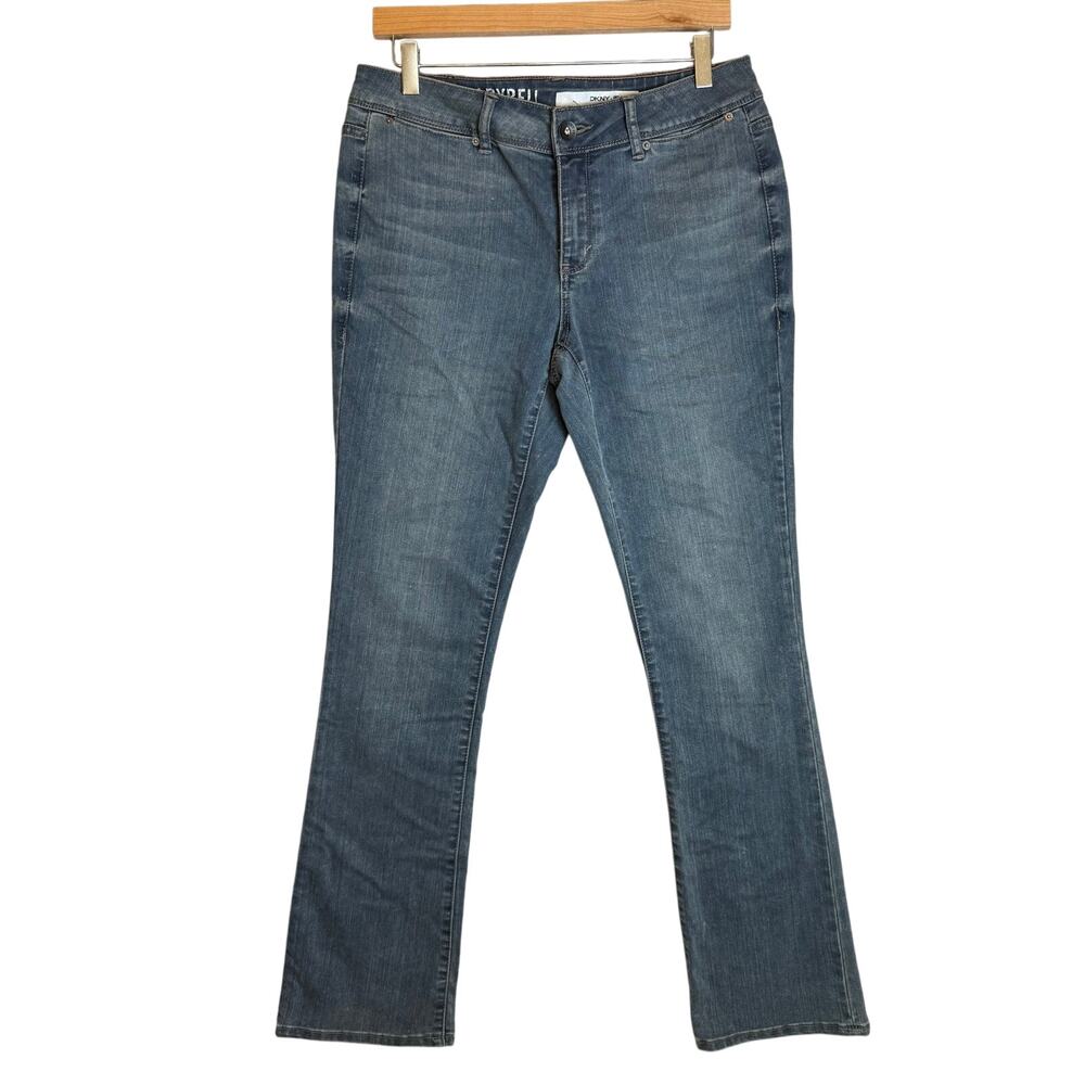 DKNY Jeans Flare Boho Ludlow Babybell Women’s 8 Hippie Stretch Comfort Tall
